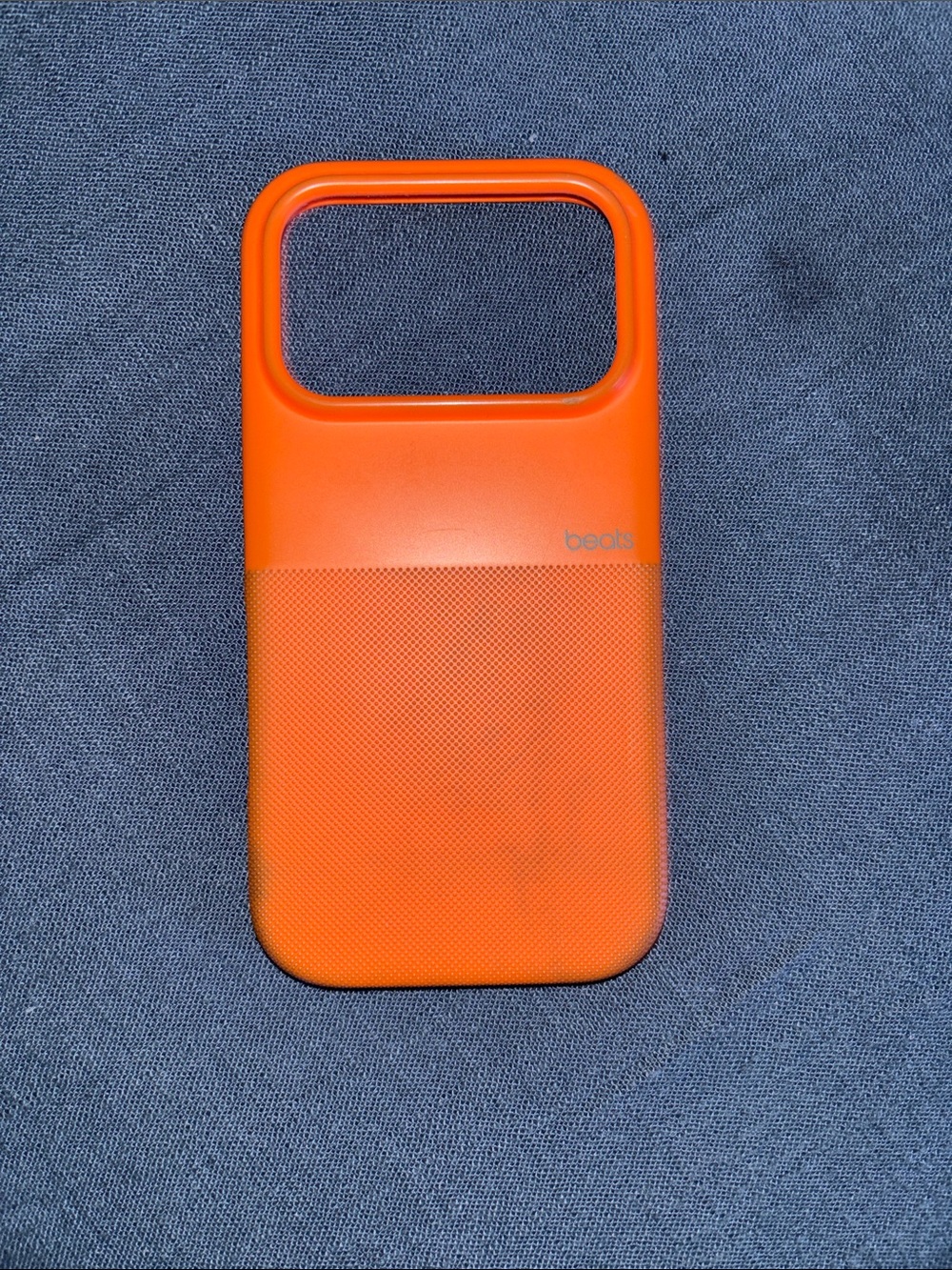 Orange Protective Phone Case with Textured Grip for iphone17